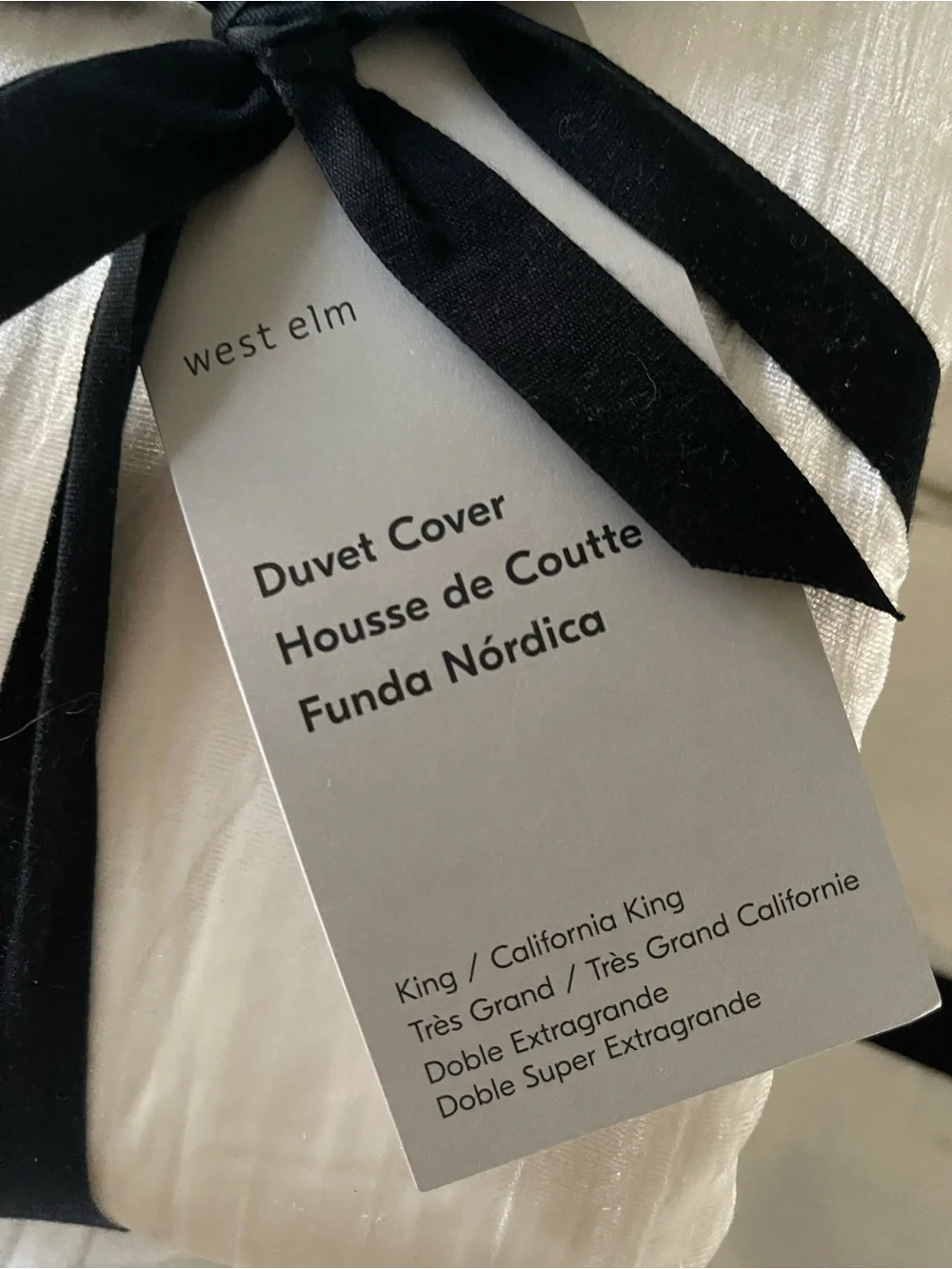West Elm elegant cream